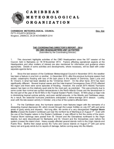 CMC54 Doc 3(a) - Caribbean Meteorological Organization