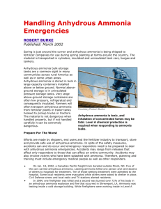 Handling Anhydrous Ammonia Emergencies