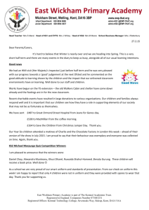 Newsletter February 2015 - East Wickham Primary Academy