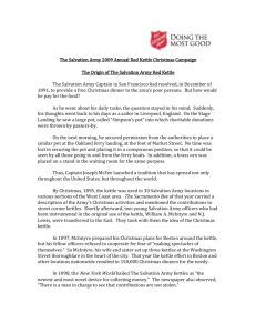 History of the Red Kettle