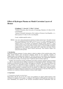 [3] Zemánek, N.: Study of plasmachemical reduction of corrosive