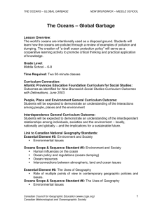The Oceans – Global Garbage - Canadian Geographic Education