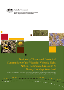 Nationally Threatened Ecological Communities of the Victorian