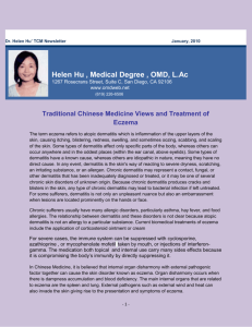 Dr. Helen Hu` TCM Newsletter January, 2010 Helen Hu , Medical