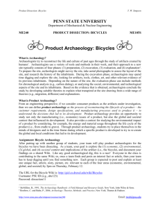 Bicycle Archaeology - Product Archaeology