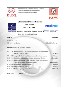 Ultrasound and Clinical Decisions Torun, Poland