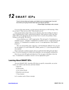 Smart IEPs - Microsoft Word