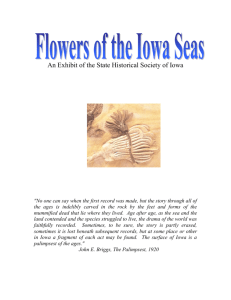 tertiary - State Historical Society of Iowa