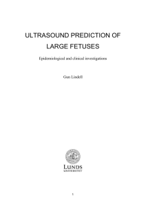 ultrasound fetal weight prediction of large fetuses - LUP