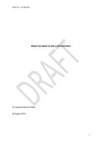 draft of this paper - Royal College of Psychiatrists