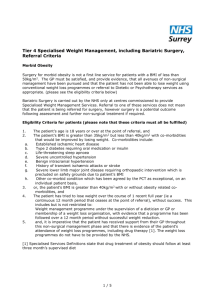 Weight Mgmt Funding (Tier 4)