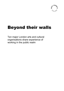 Beyond their walls - Arts Council England