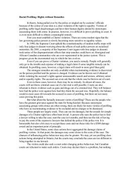 Offender Profiling Worksheet