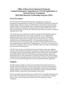 CSULB Applications to NSF-Major Research Instrumentation (MRI