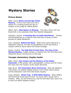 Mystery Stories - Granby Public Schools
