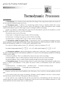 01-Thermodynamic-process-Theory