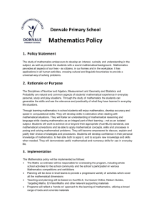 Mathematics-Policy-2013-v1 0