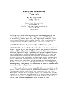 History and Prehistory of - Manatee County Historical Society