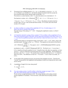 Solutions for HW #14