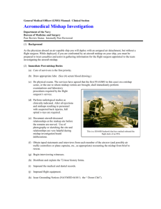 Aeromedical Mishap Investigation