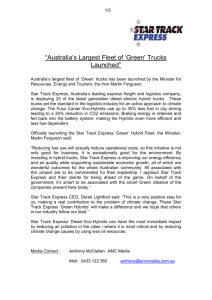 Australia`s Largest Fleet of `Green` Trucks