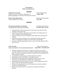 Resume - NCURA Region I