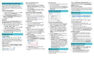 Interaction Desktop Quick Reference Card