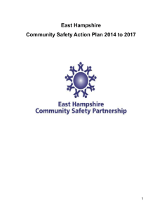 Community Safety Action Plan 2013-2017