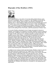 Biography of Ray Bradbury (1920-)