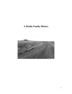 A Donlin Family History