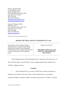 Amended Complaint and Request for Expedited Treatment