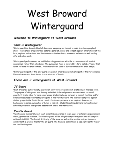 JV Guard - West Broward High School Performance Ensemble