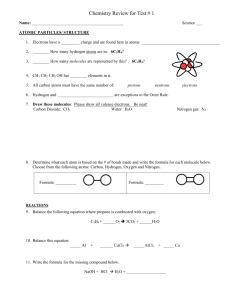 Chemistry Review Guide