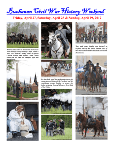 Buchanan Civil War History Weekend Packet