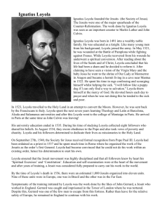 Ignatius Loyola and John Calvin