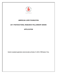 application - American Liver Foundation