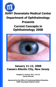January 2008 Brochure - Current Concepts in Ophthalmology