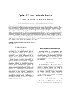 Molecular Implantation Overview