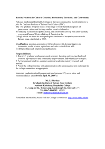 Faculty Positions in Cultural Creation and Bio