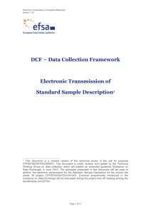 Electronic transmission - European Food Safety Authority