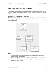 DOC UML Class Diagrams and Examples