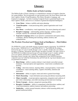 Wechsler Adult Intelligence Scale Fourth Editionwais Iv Wechsler Nonverbal Scale Of Ability Report Template
