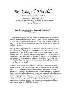 The Gospel Herald - Old School Gospel Herald