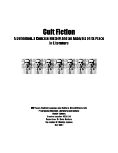 General Introduction Cult Fiction 4