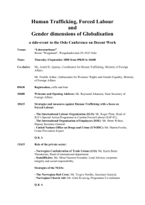 Globalisation – Decent Work and Gender