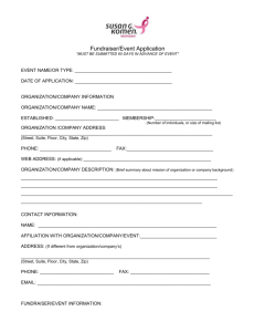 Third Party Event Application