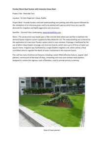 Case Study - Green Roof Intensive Roof