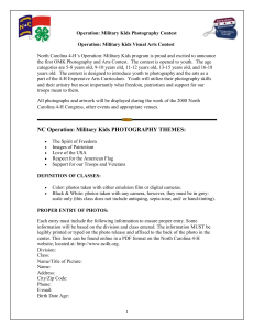 Operation: Military Kids Photography Contest