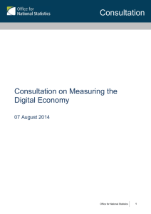 Measuring the Digital Economy - Office for National Statistics
