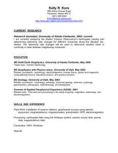 Resume - AEIC -- Alaska Earthquake Information Center